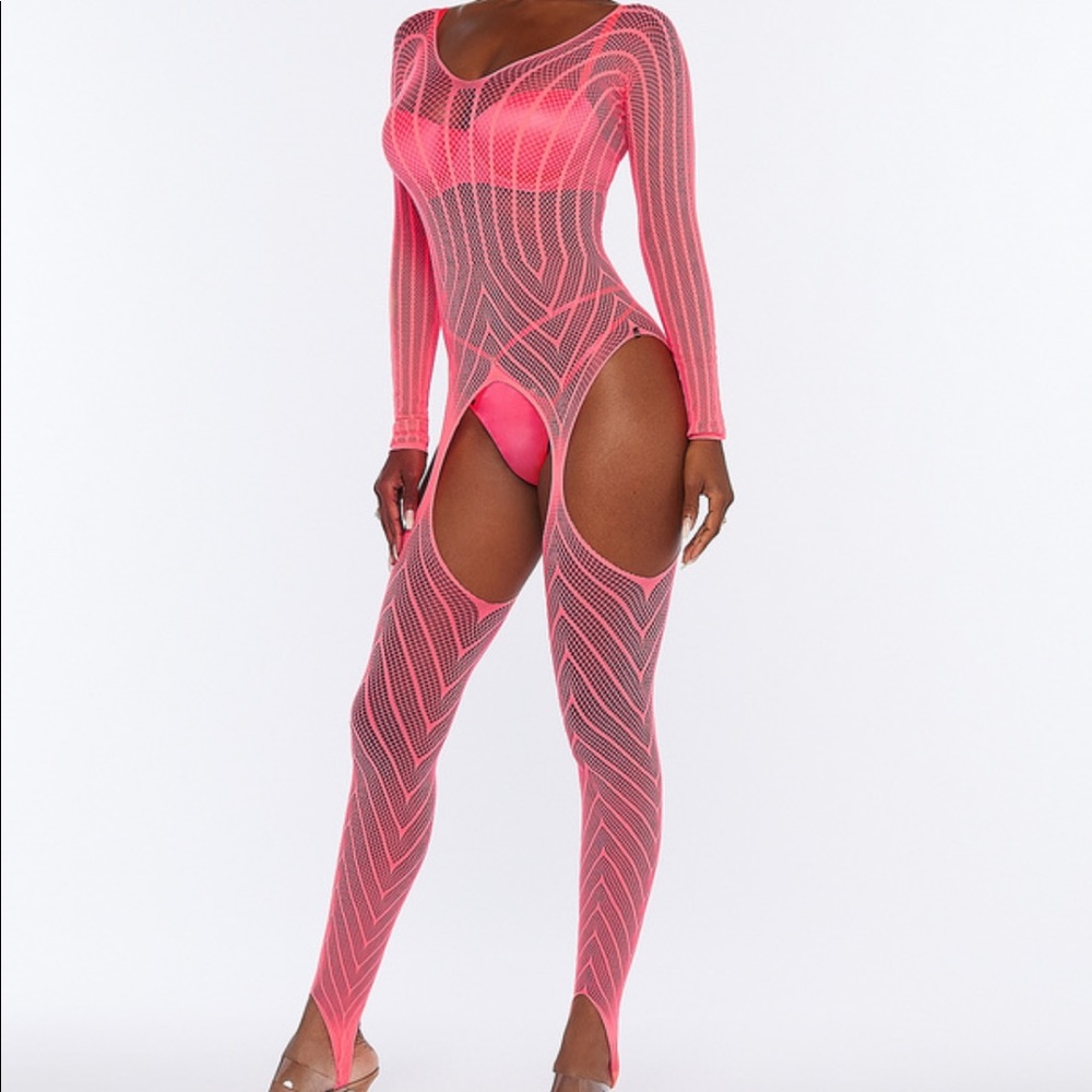 Savage x Fenty Commitment Issues Fishnet Body Stocking (XS-XL)